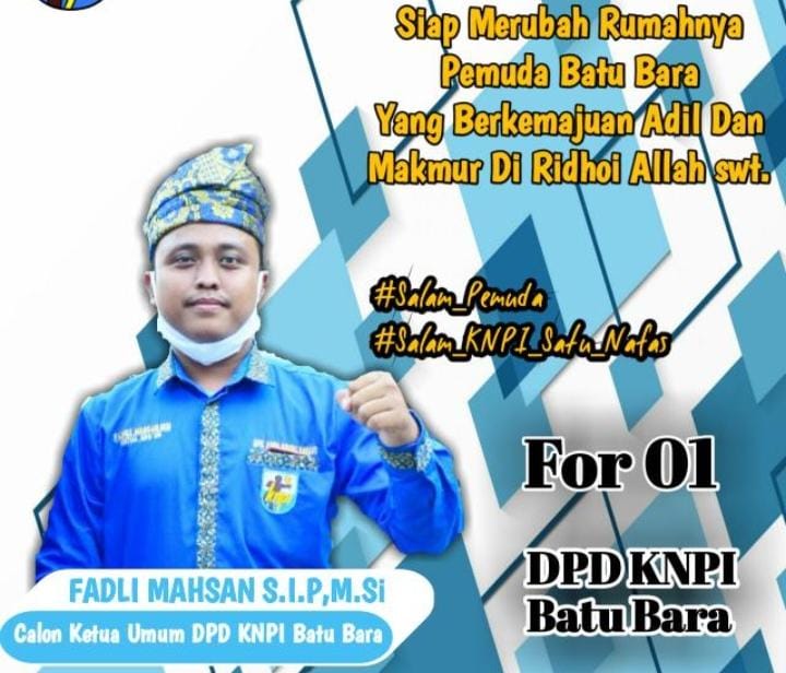 Fadhli Mahsan Percaya Diri Terpilih Sebagai Ketua di Musda KNPI Batubara