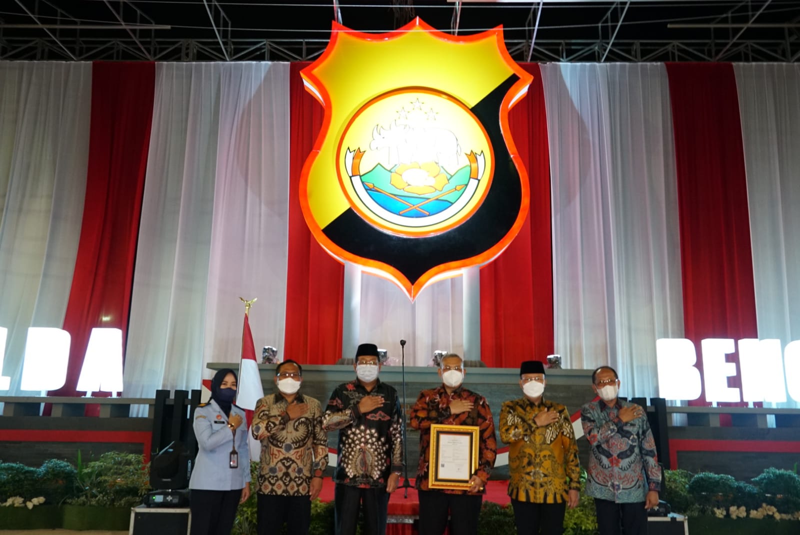 Hadiri Peresmian Gubernur Rohidin : Logo Akan Menguatkan Kehadiran Polda Bengkulu di Masyarakat