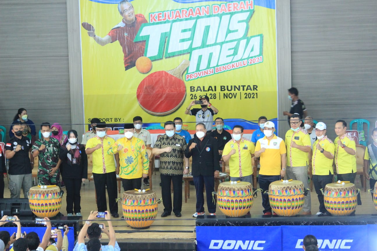 Bengkulu Cari Bibit Atlet Tenis Meja Terbaik melalui Kejurda 2021