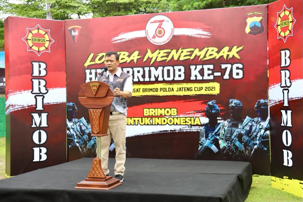 Kapolda Jateng Buka Lomba Menembak Dansat Brimob Polda Jateng Cup