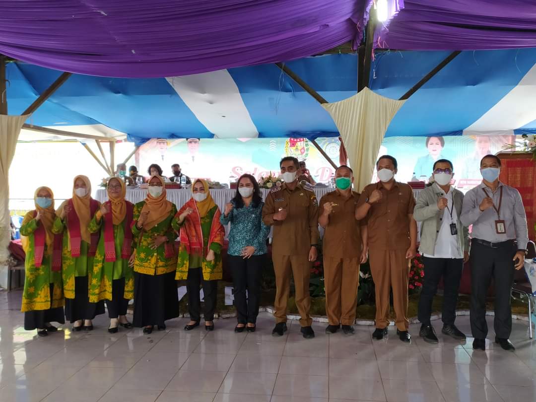 TP PKK Sumut Evaluasi Desa Pelaksana PAAR di Desa Semangat