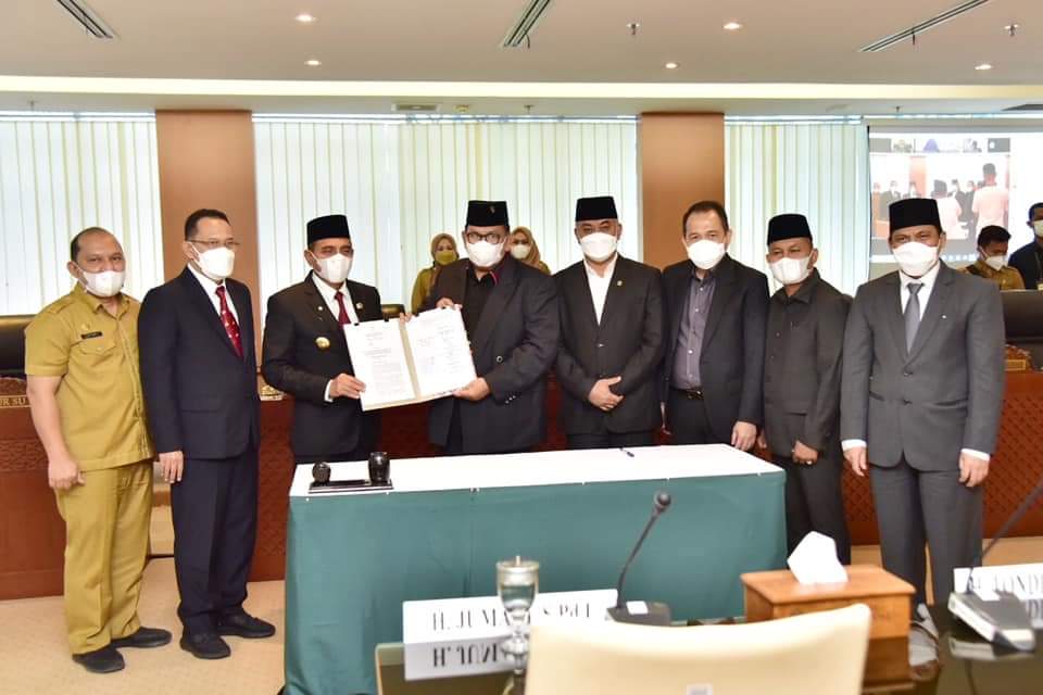 12 Triliun APBD Sumut Tahun 2022 Disahkan