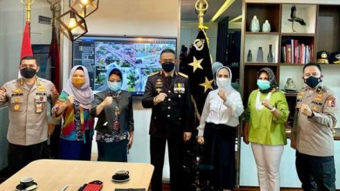 Sinergi IWAPI dan Polri Genjot Vaksinasi dan Budayakan Prokes
