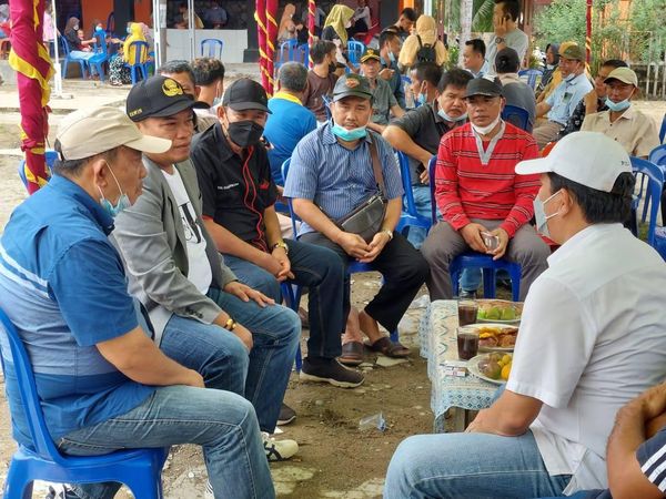 Vaksinasi Masal Di Desa Simpang Tiga Pagar Gasing Kecamatan Talo