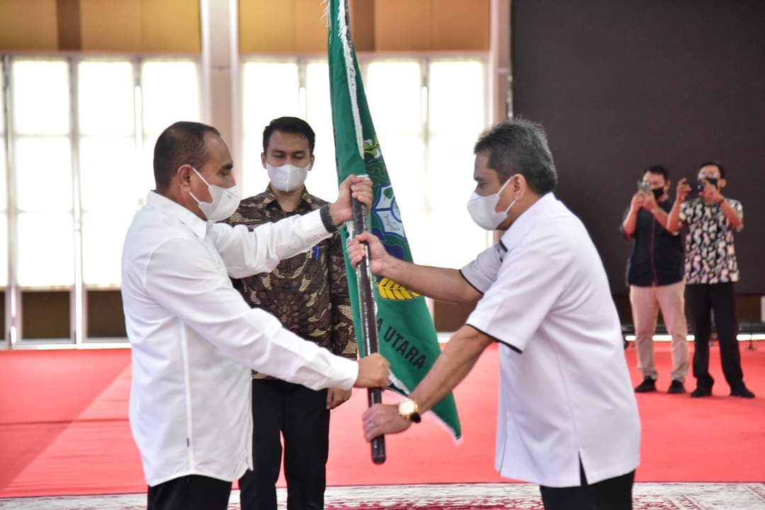 Kukuhkan Empat TKPSDA Gubernur Sumut Minta Persoalan Sungai Ditangani Serius
