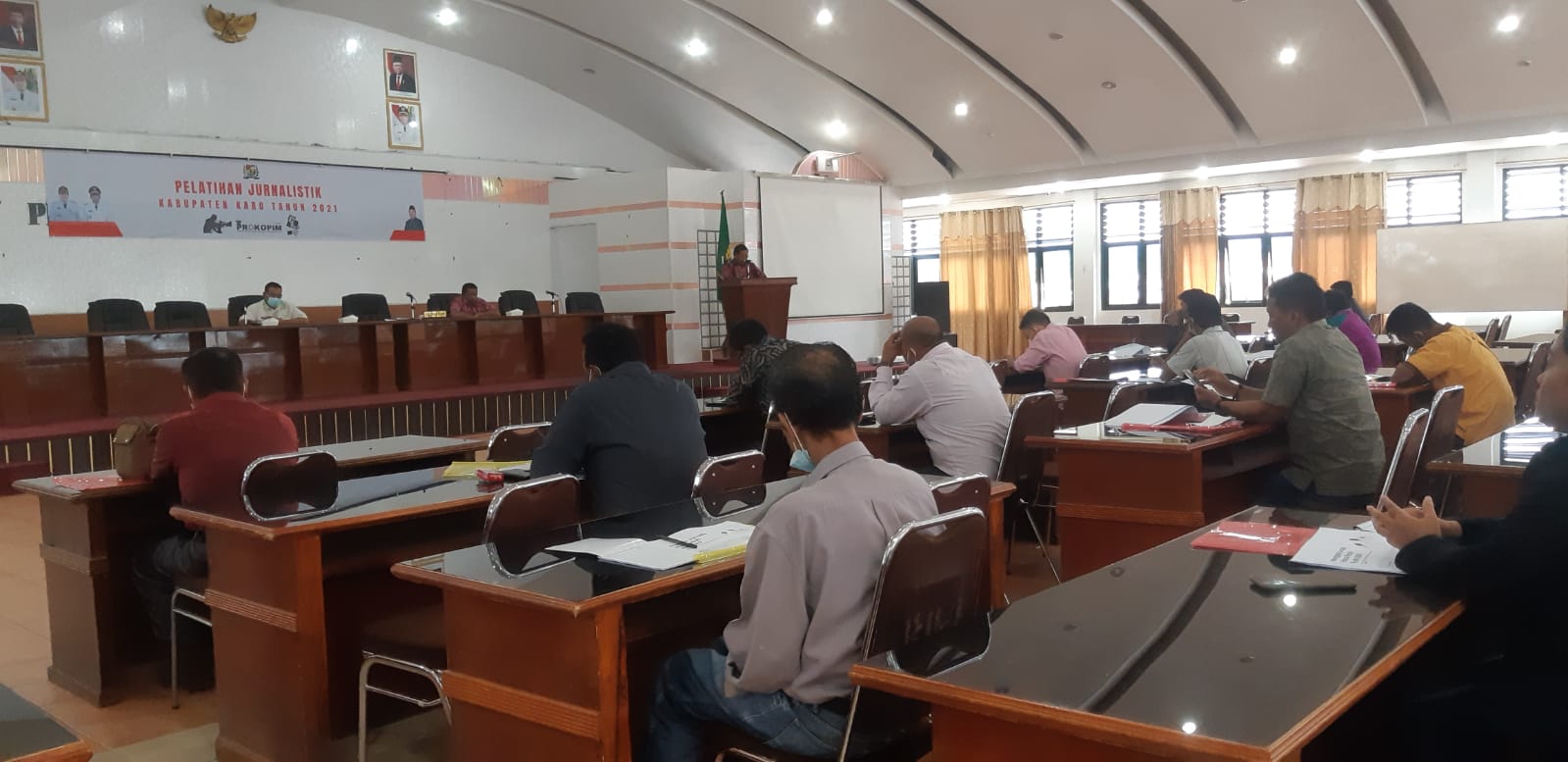 Sekdakab Karo Buka Pelatihan Jurnalis Tahun 2021