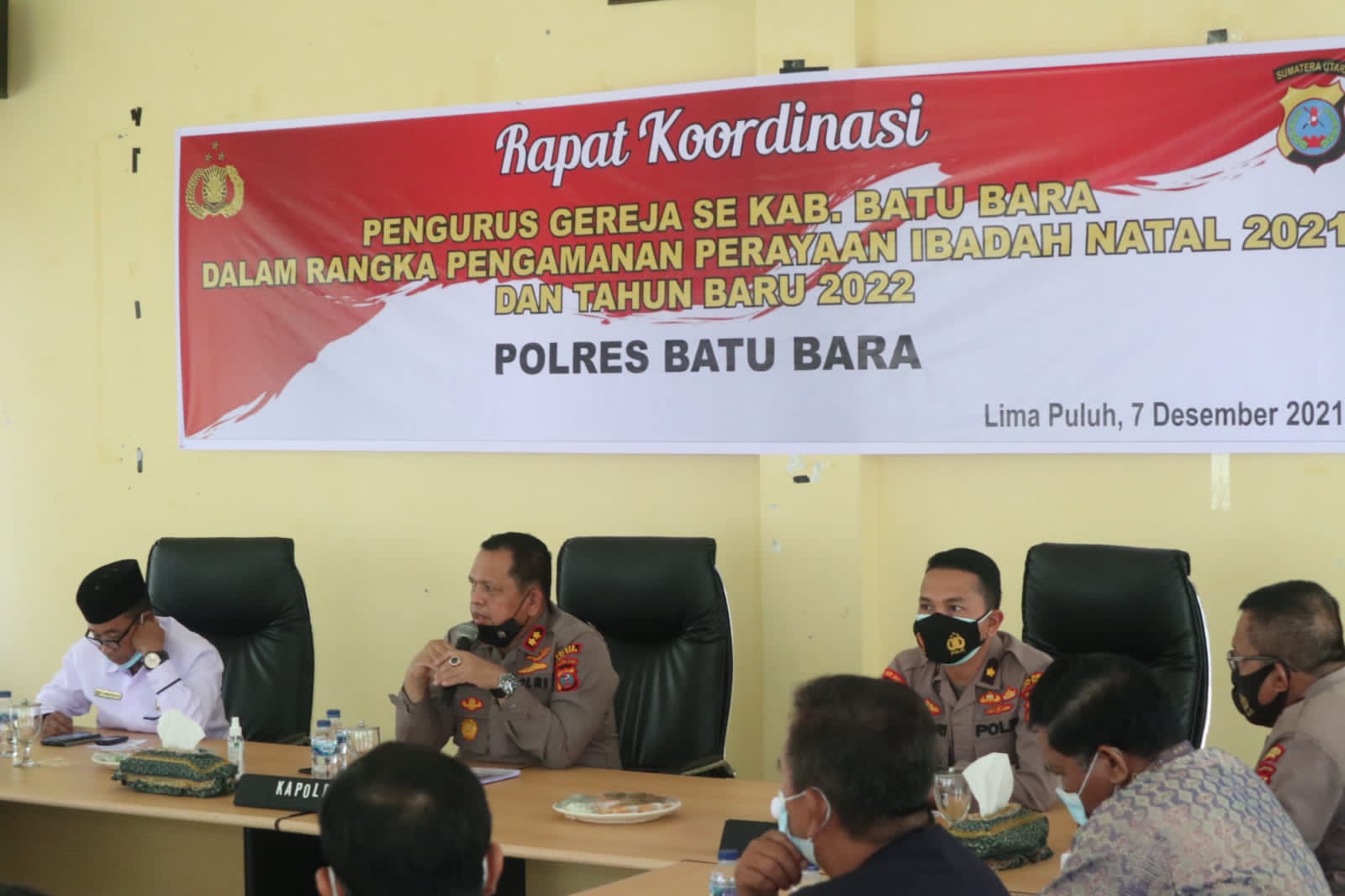 Jelang Nataru 2022 Kapolres Batubara Ingatkan Masyarakat Tetap Taat Prokes