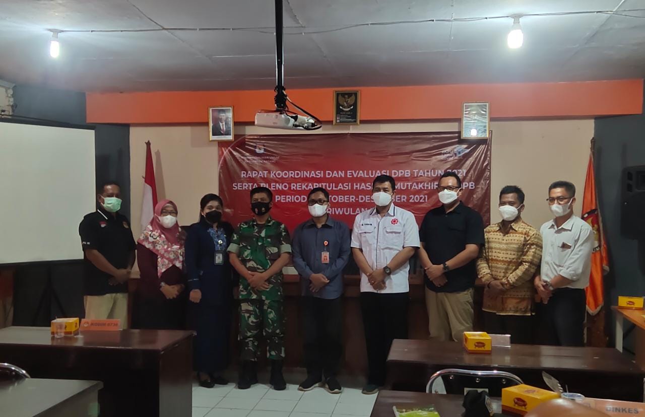 KPU Batang Gelar Rakor dan Evaluasi Daftar Pemilih Berkelanjutan Tahun 2021