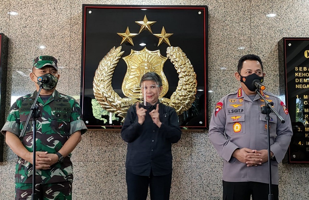 Sinergi TNI dan Polri Lawan Covid-19 Penegakan Prokes Hingga PEN