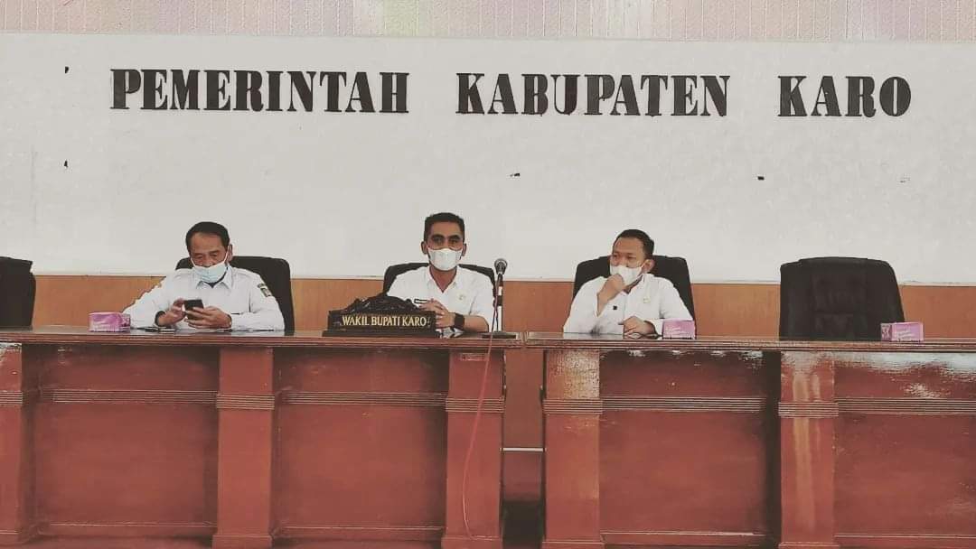 Wabup Karo Sambut Kunker Staf Khusus Bidang Politik dan Media Kemendagri