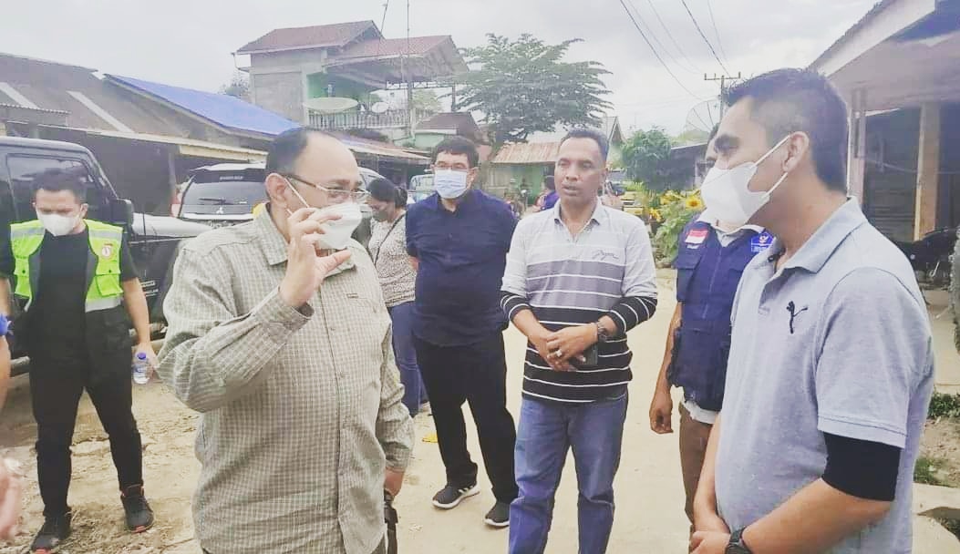 Tinjau Progres Penanganan Darurat Peningkatan Jalan LMD Ini Harapan Wabup Karo