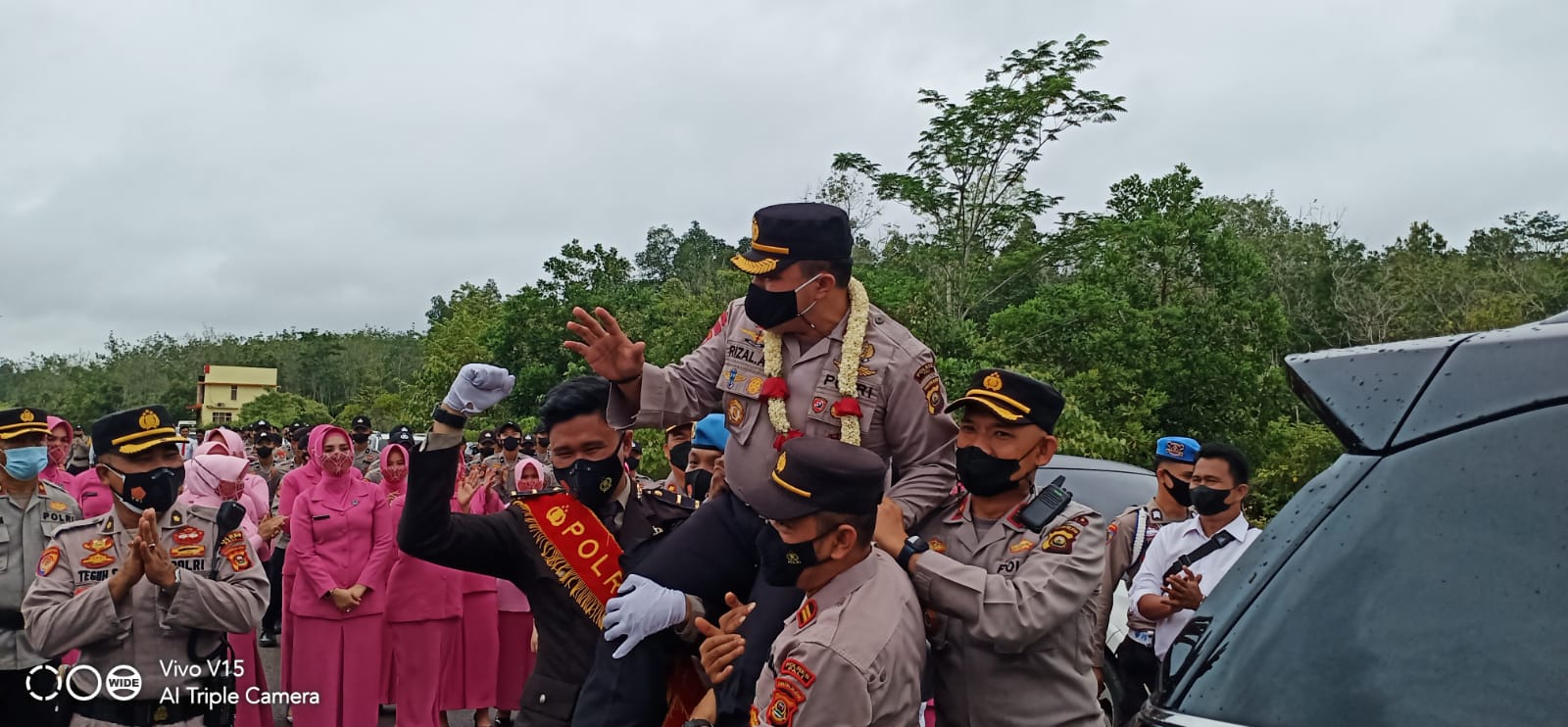 AKBP Riz Pindah Tugas Polres PALI Laksanakan Pelepasan 