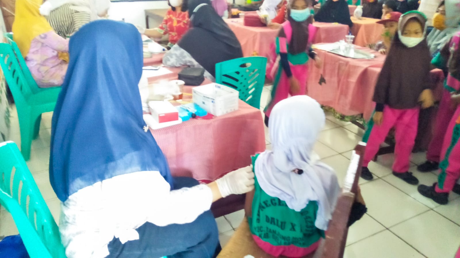 SDN 104237 Dalu Sepuluh B Tanjung Morawa Adakan Vaksinasi Merdeka