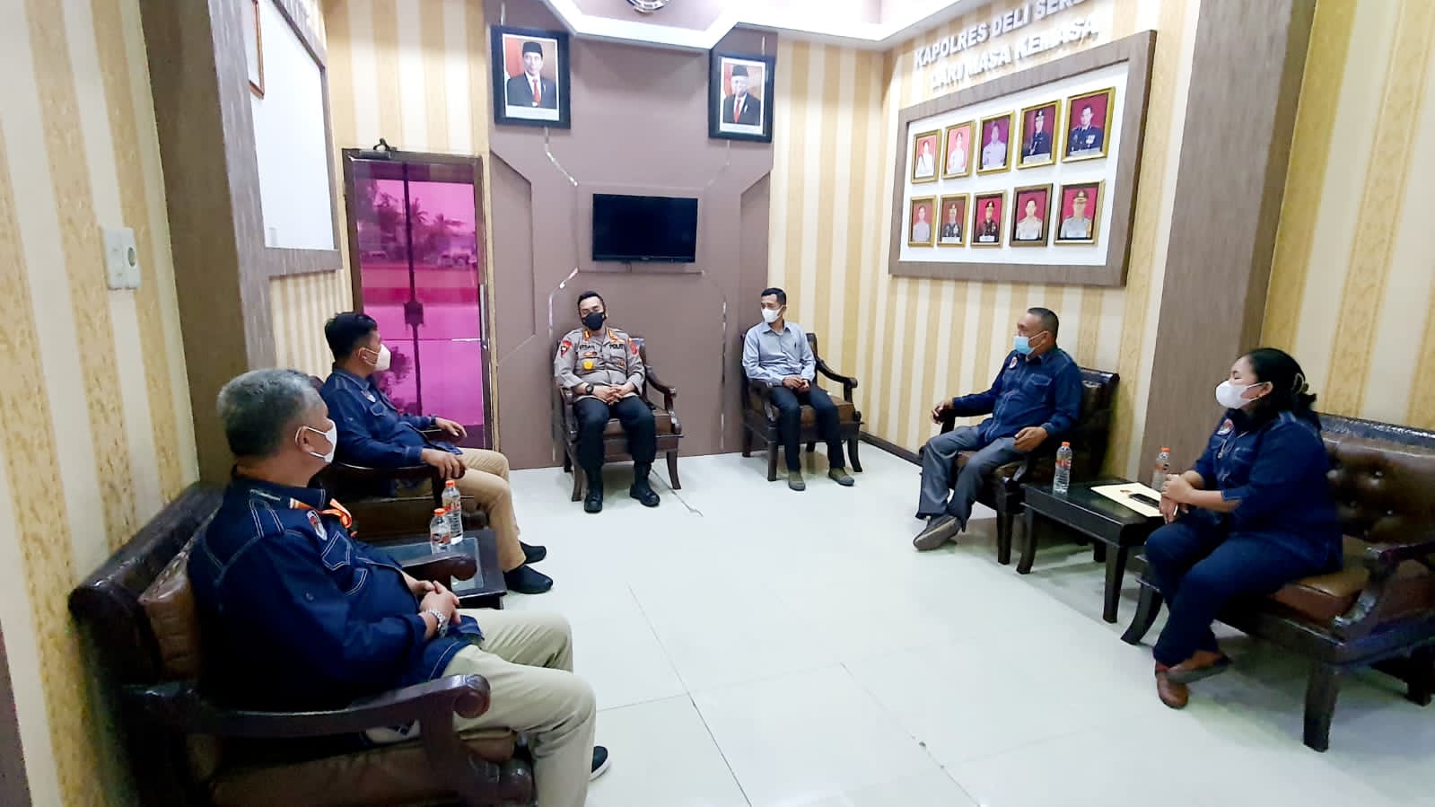 Kapolresta Deliserdang Terima Audensi Ketua KPU Bersinergi Sukseskan Pemilu