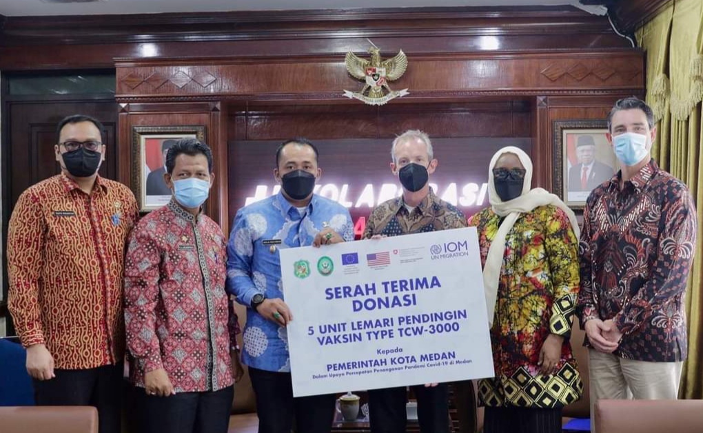 Wawakot Medan Sambut Kunjungan Pimpinan IOM Indonesia