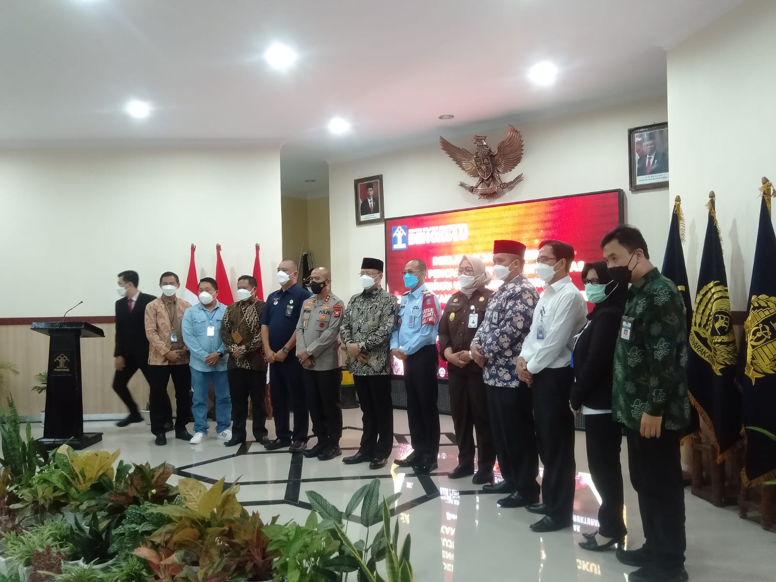 Kanwil Kemenkumham Bengkulu Deklarasikan Janji Kinerja dan Pencanangan Zona WBK/WBBM