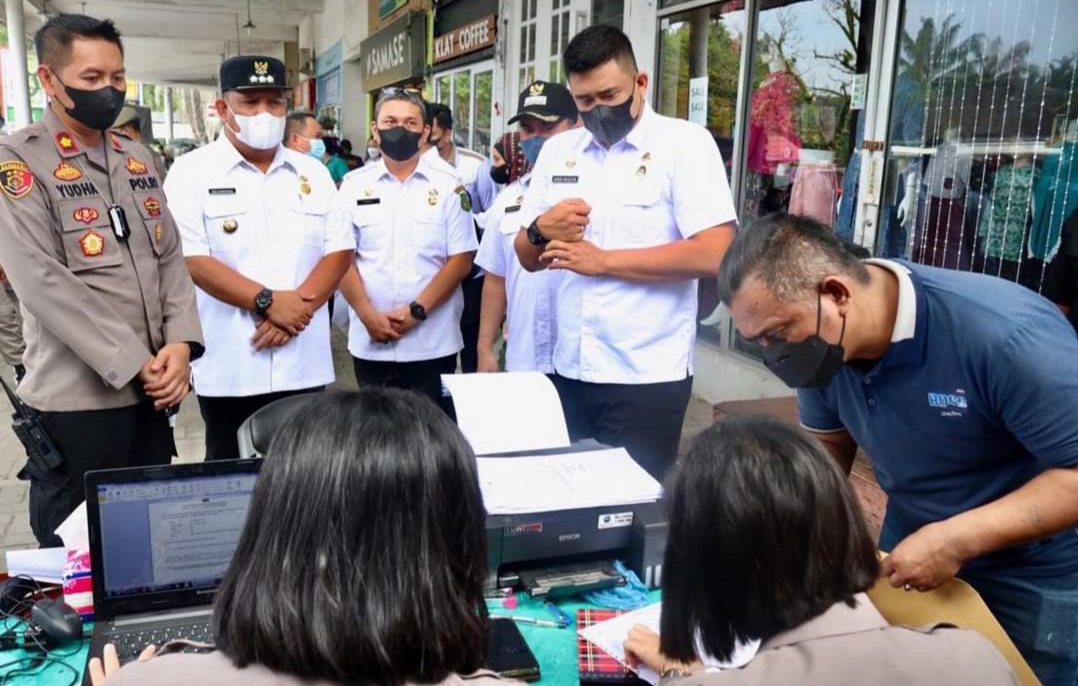 Walikota Medan Tinjau Go Fast E-KTP