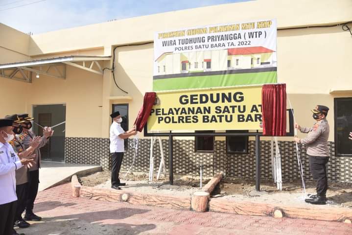Bupati Zahir Resmikan Gedung Pelayanan Satu Atap WTP Polres Batubara