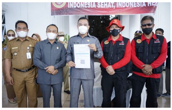 Wakil Bupati dan Ketua DPRD Divaksin Booster