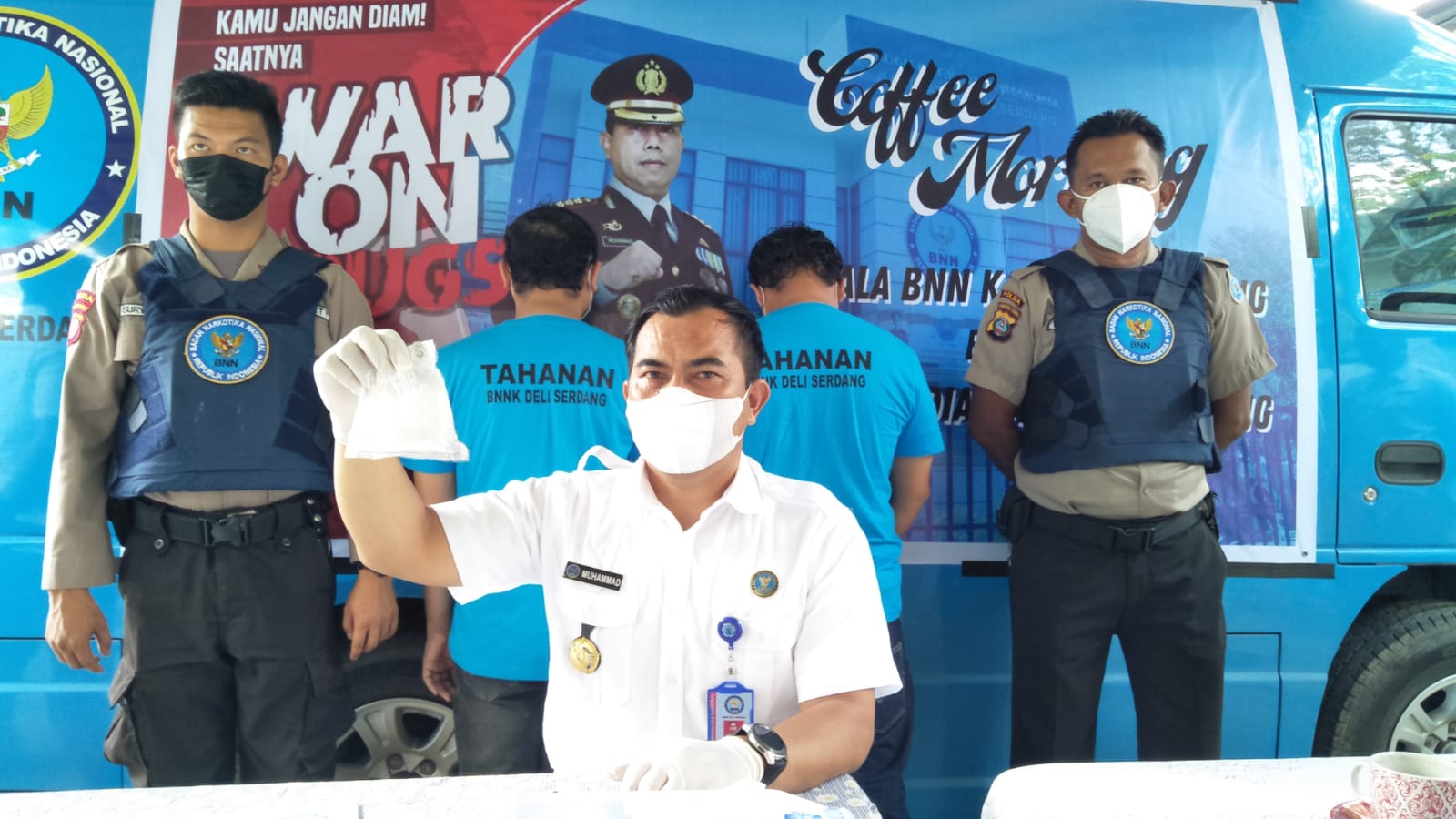101 Gram Narkoba Jenis Sabu Diamankan BNNK Deli Serdang