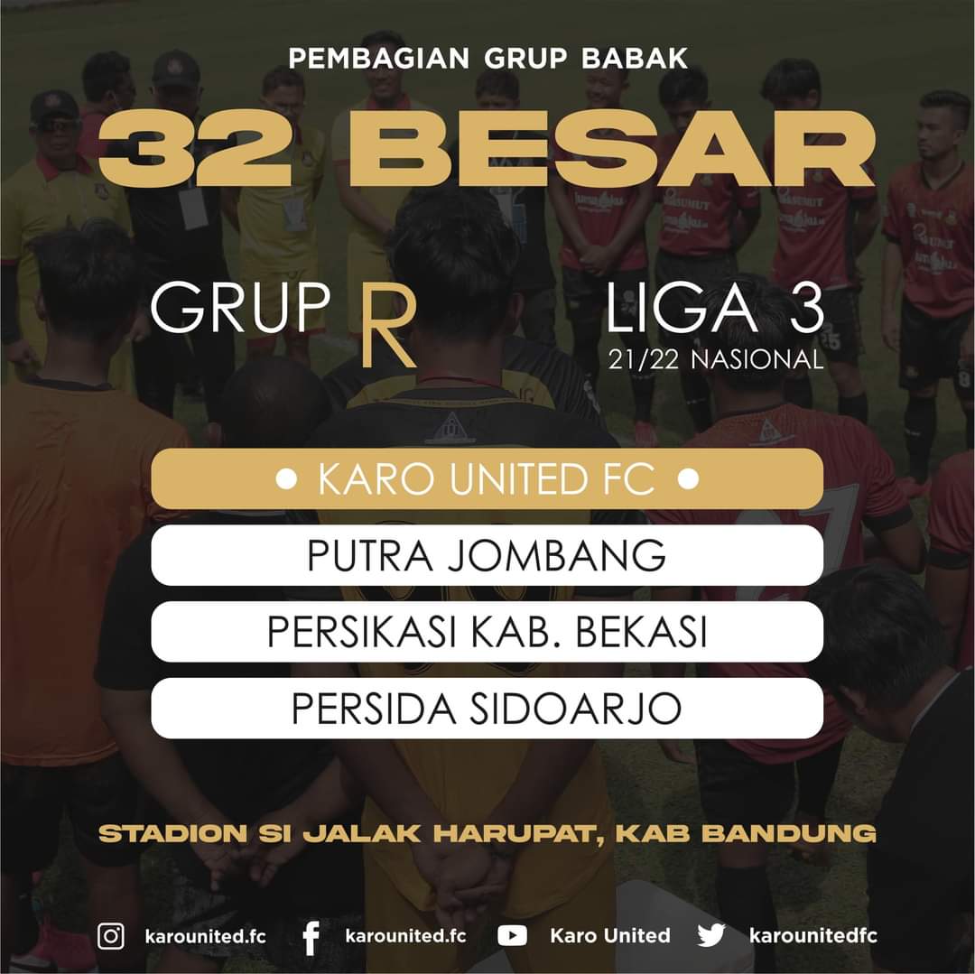 Wabup Karo Ucapkan Selamat Karo United Lolos Babak 32 Besar Liga 3 Nasional