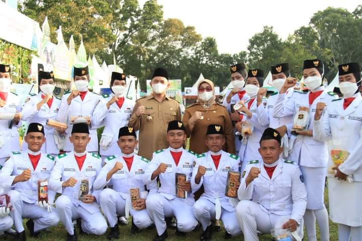 Bupati Labuhanbatu Saksikan Penaikan Bendera LPTQ ke- 51 dan LSQI ke- 36