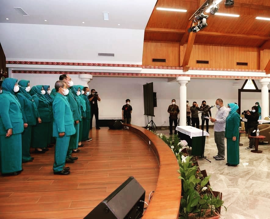 Gubsu Kukuhkan Pengurus TP PKK Sumut