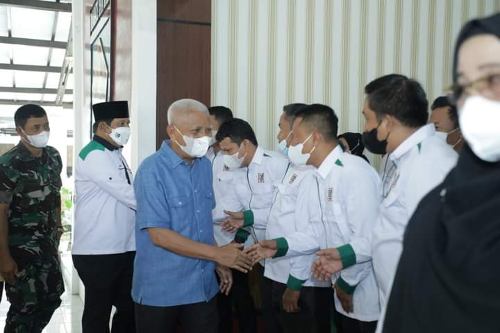 Bupati Asahan Hadiri Pelantikan MD Kahmi dan MD Forhati