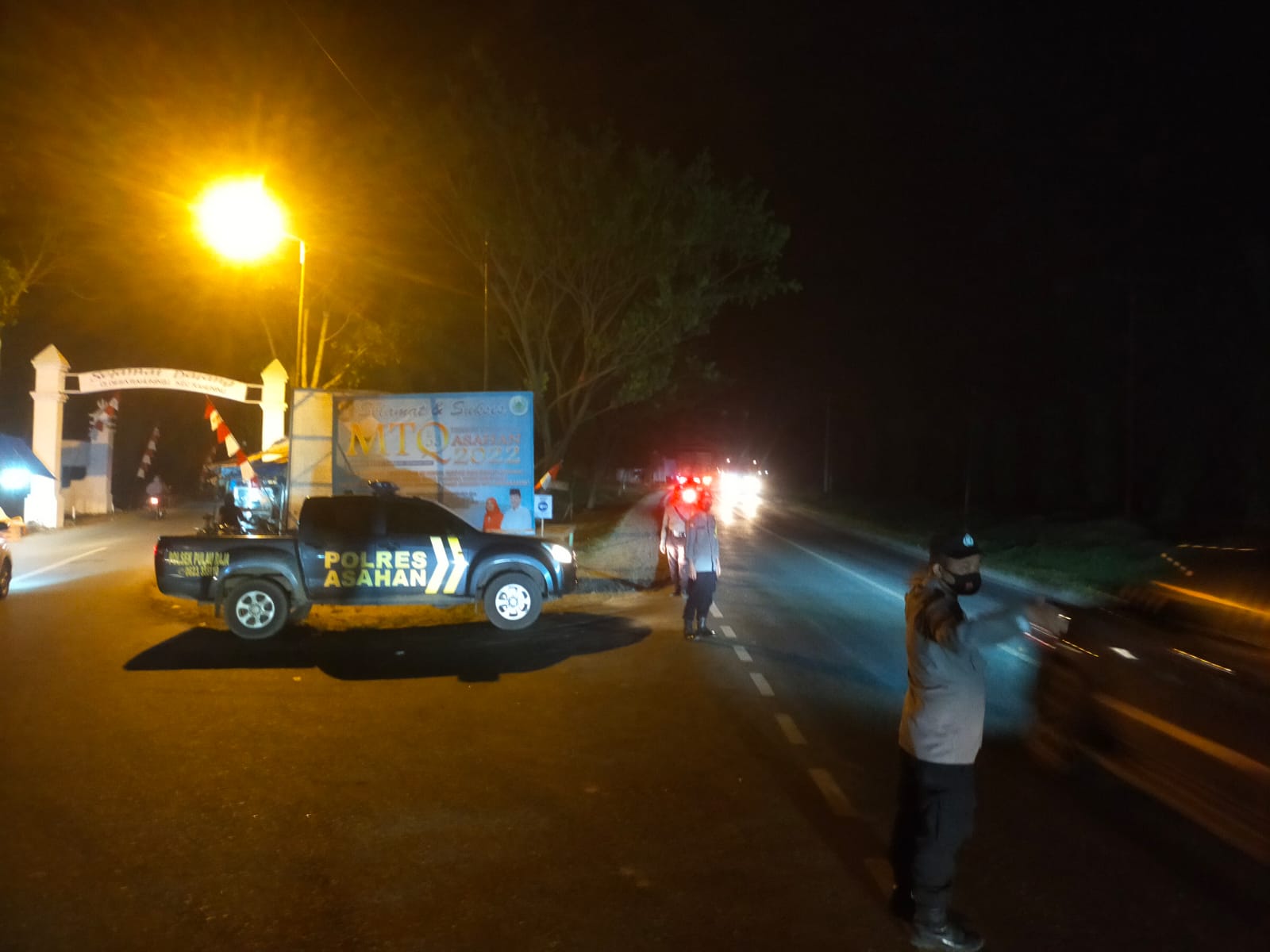 Personel Polsek Pulau Raja Polres Asahan Patroli 3C