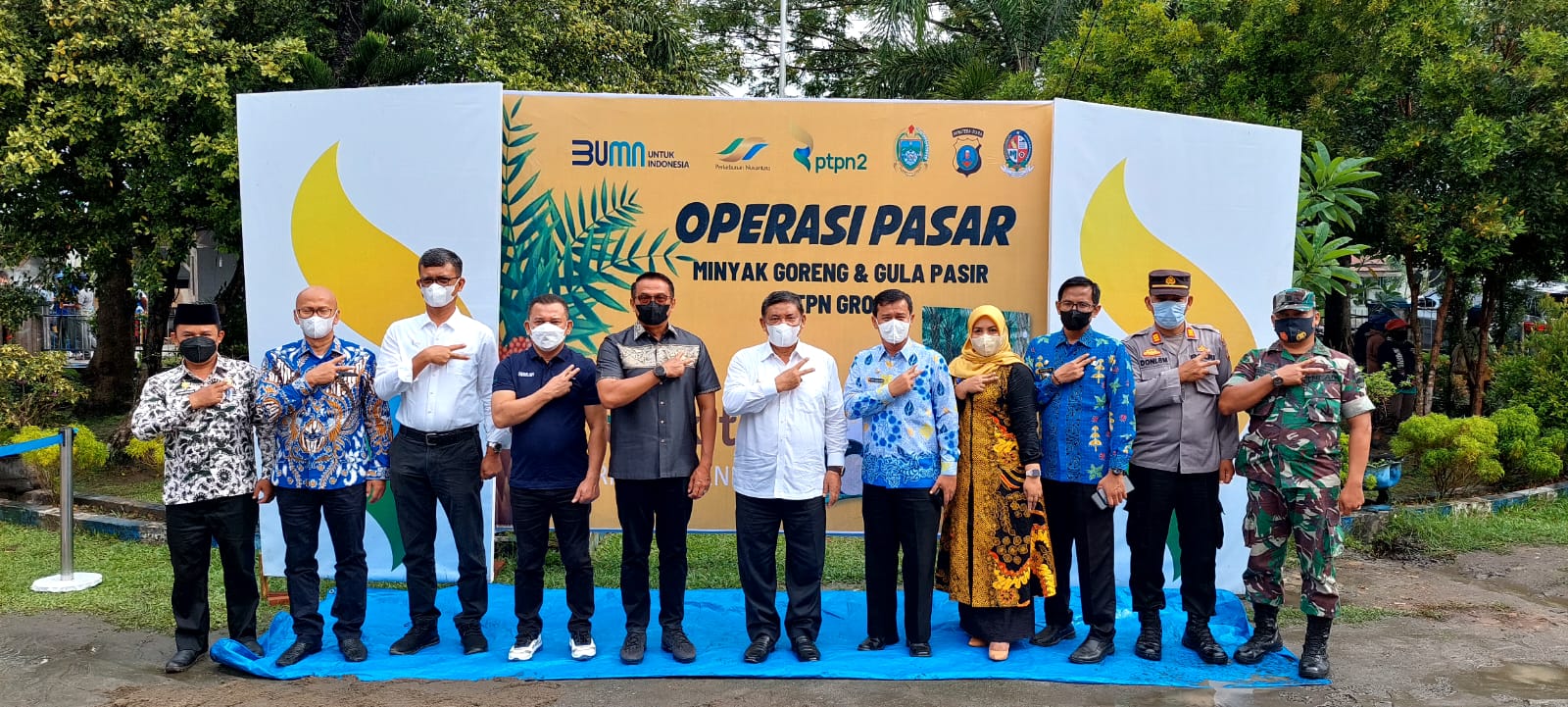 PTPTN 2 Peduli Masyarakat Laksanakan Operasi Pasar di Kecamatan Beringin