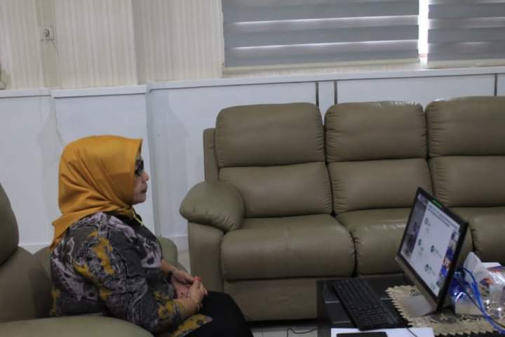 Wabup Labuhanbatu Ikuti Rakor Via Vidcon