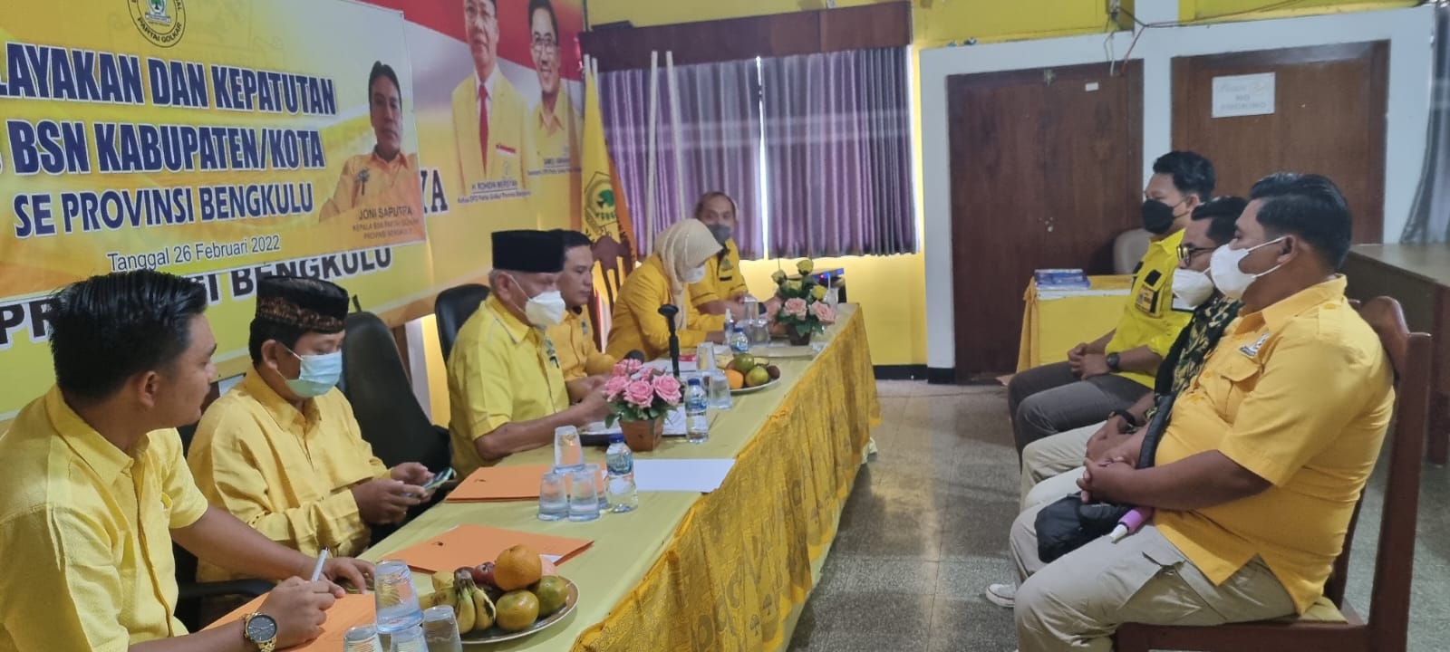 BSN Golkar Uji Kelayakan dan Kepatutan Pengurus Kabupaten/Kota