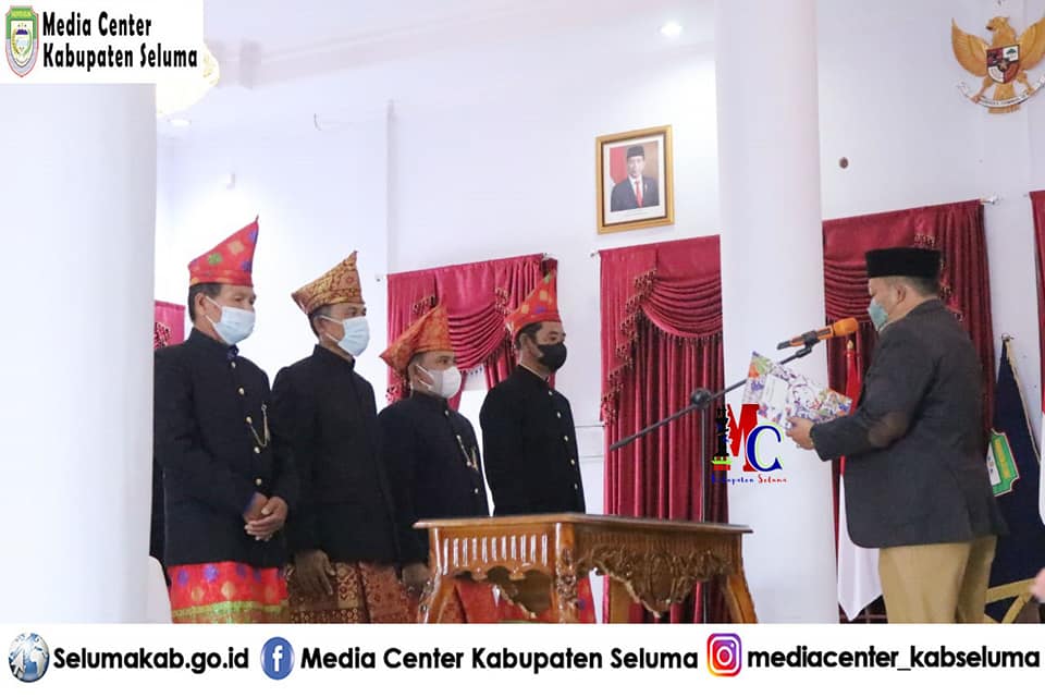 Bupati Mengukuhkan BMA Kabupaten Seluma Periode 2021-2026