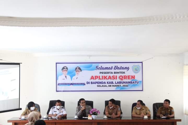 Pemkab Labuhanbatu Melalui BPD Lakukan Bimtek Dalam Penggunaan Aplikasi Qren