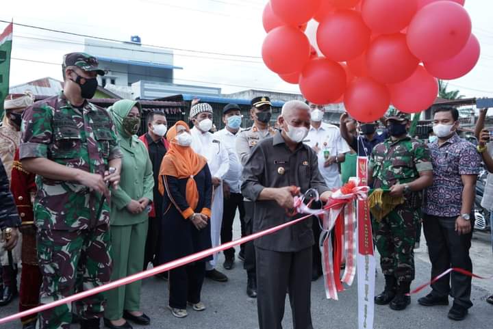 Bupati Asahan Resmikan Kampung Pancasila di Kecamatan Simpang Empat