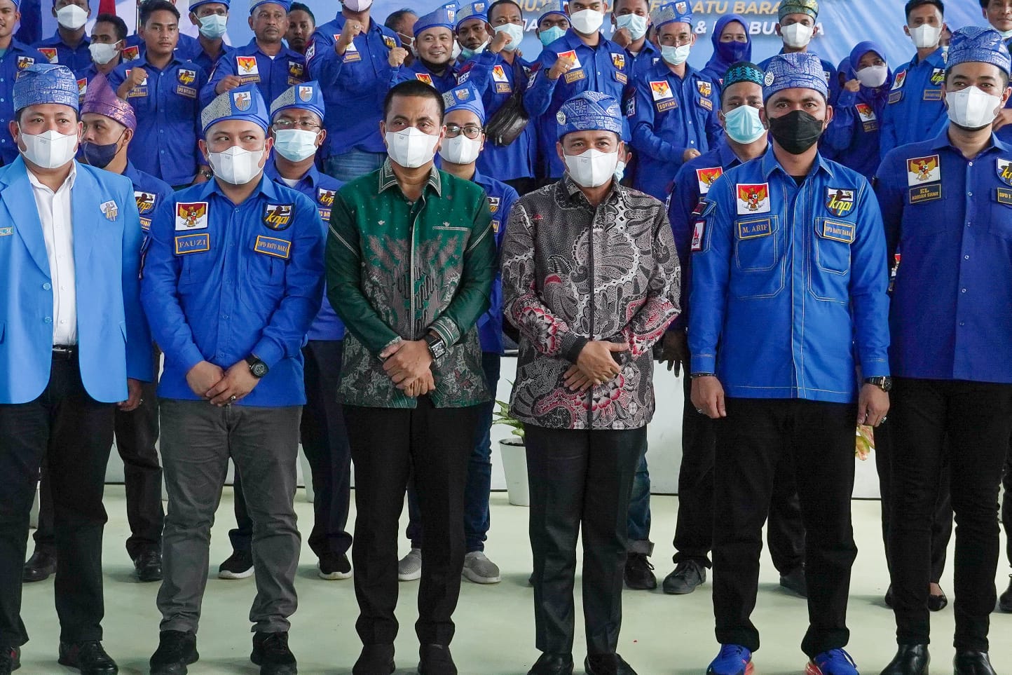 Bupati Bersama Ketua DPRD Batubara Hadiri Pelantikan DPD KNPI