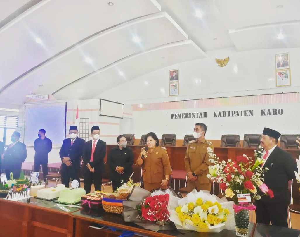Bupati Karo Rayakan Ulang Tahun Yang Ke-72