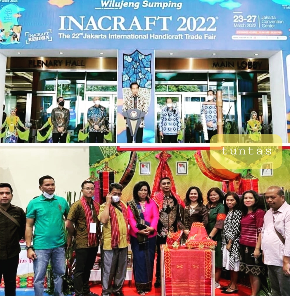 Wabup Karo Hadiri INACRAFT yang Dibuka Secara Resmi Oleh Presiden Jokowi