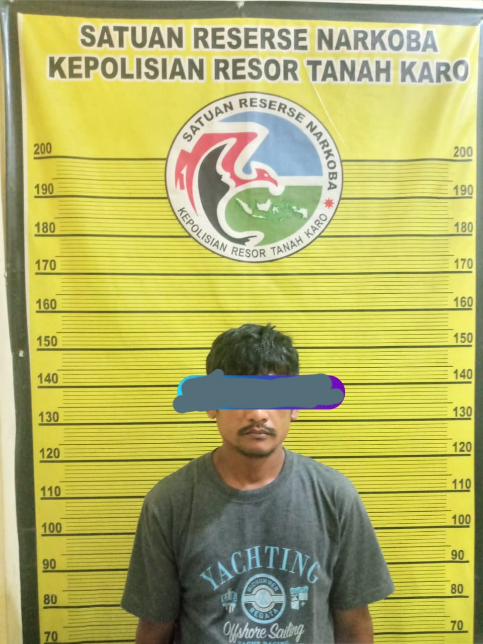 Polres Karo Tangkap Bandar Sabu di Desa Kutagugung