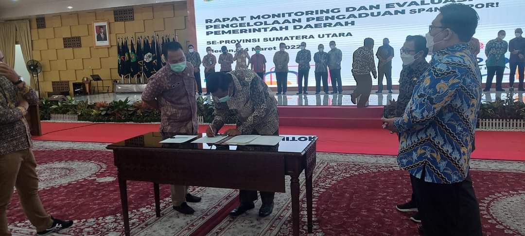 Kemenpan-RB Tandatangani Nota Kesepakatan Dengan  Pemkab Dan Pemko Se-Sumut