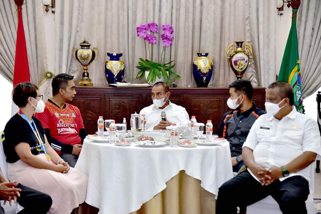 Theopilus Apresiasi Sambutan Gubsu Tim Karo United