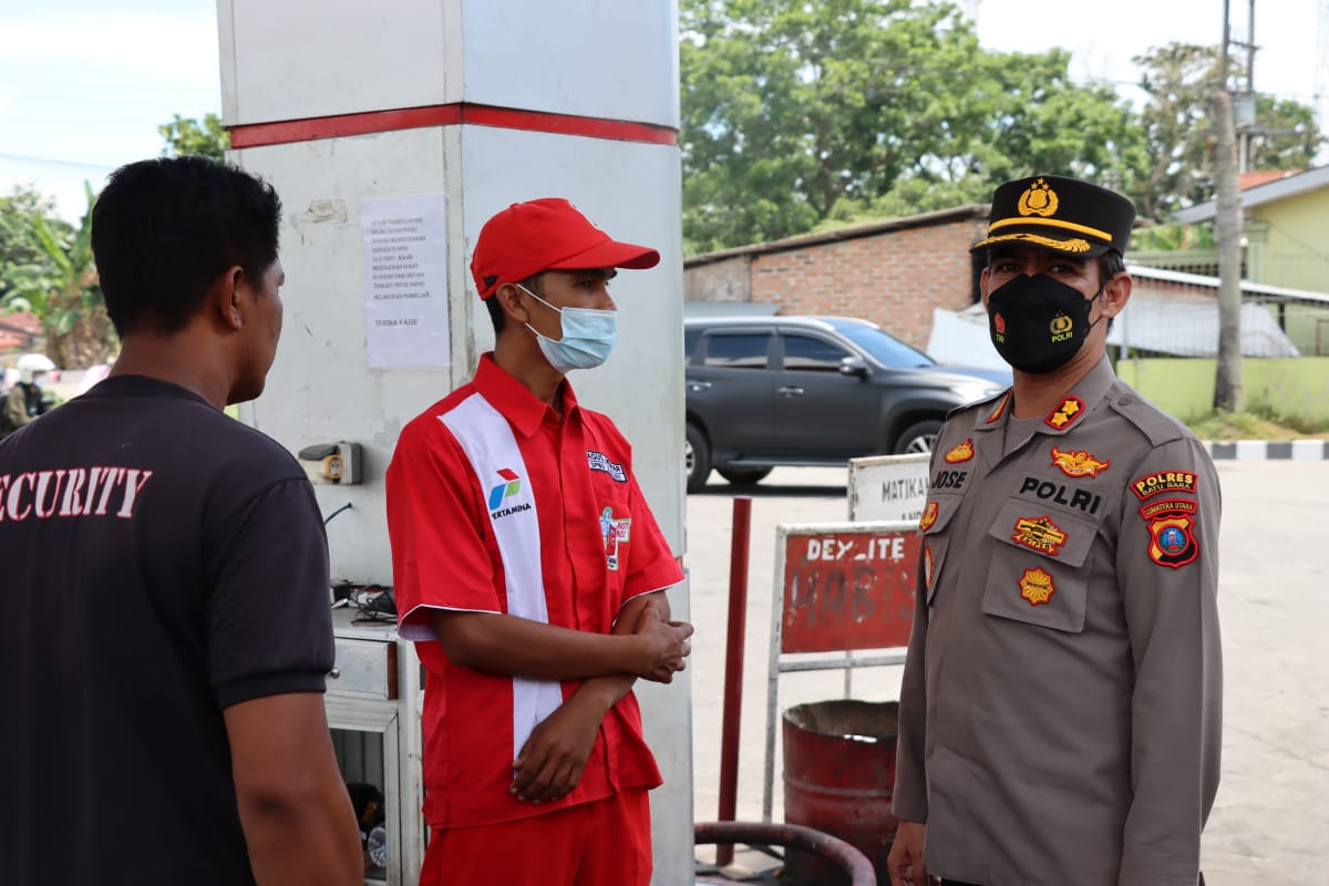Kapolres Batu Bara Ingatkan Pengusaha SPBU Soal Ketersedian dan Penyimpangan BBM