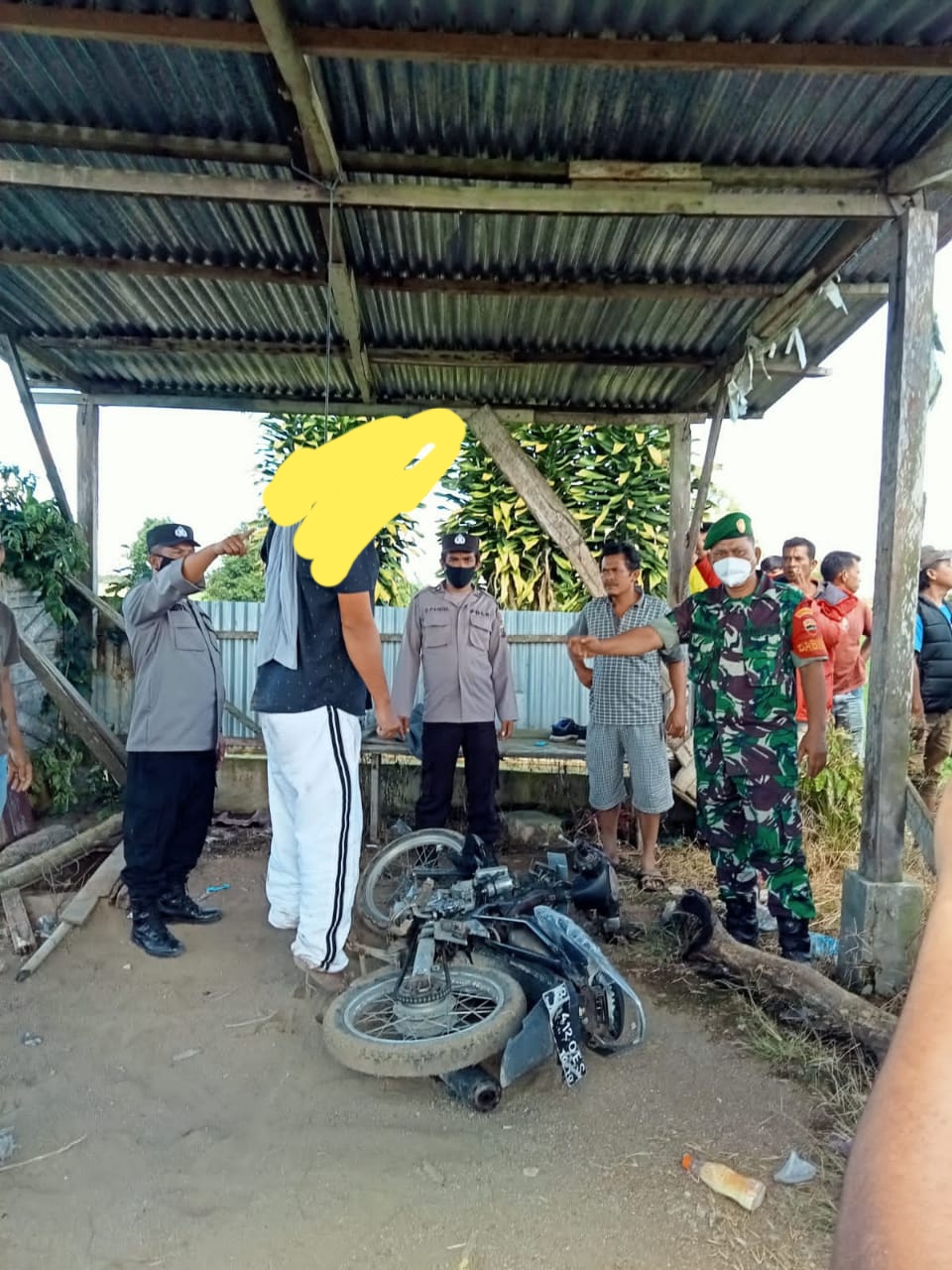 Paruh Baya Desa Paribun Ditemukan Tewas Tergantung