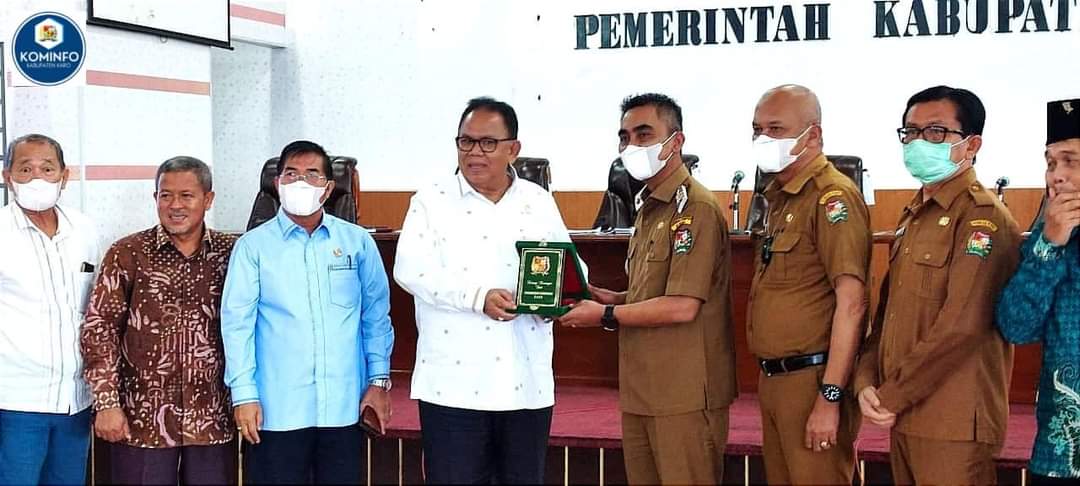 Wabup Karo Sambut Kunjungan Kerja Banggar DPRDSU