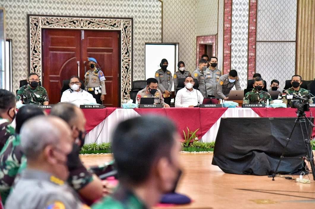 Gubsu Hadiri Rakor Lintas Sektoral Persiapan Hari Raya Idulfitri 1443 H