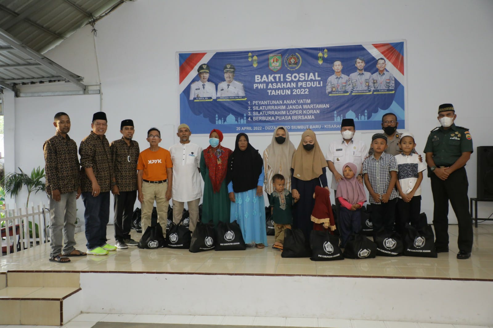 PWI Kabupaten Asahan Gelar Bakti Sosial