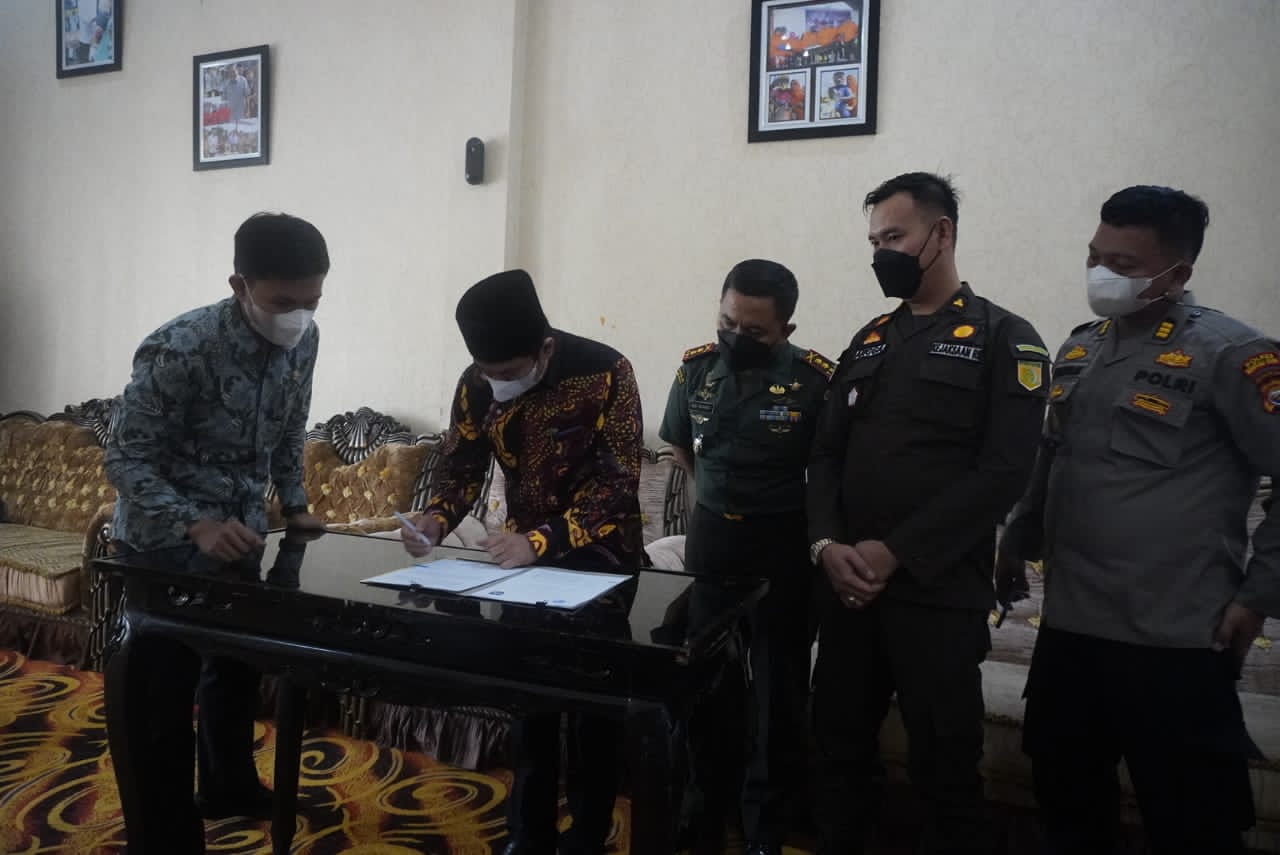 Kabupten BU menuju Smart City, Wabup Hadiri Penandatanganan Nota Kesepahaman