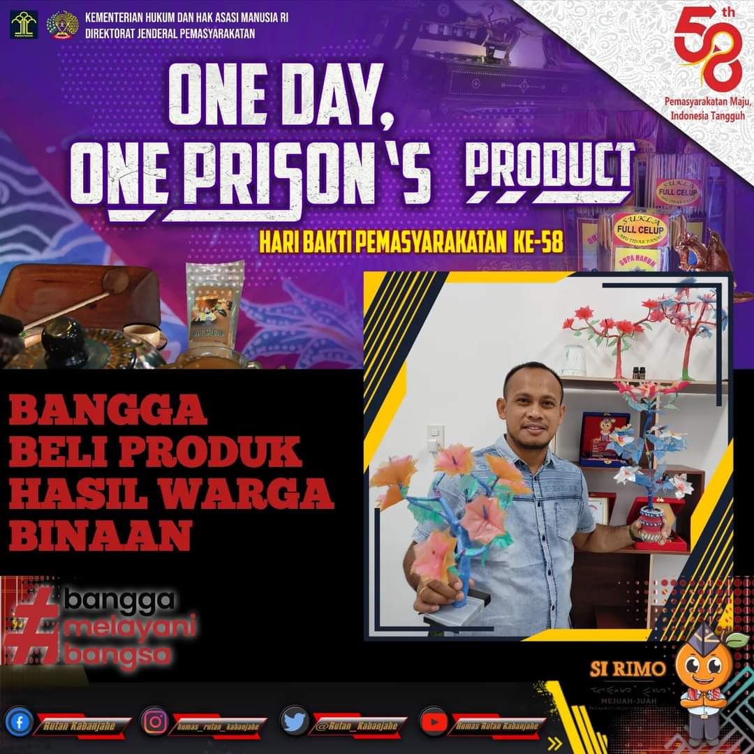 Dukungan Untuk One Day One Prison Product Kian Mengalir