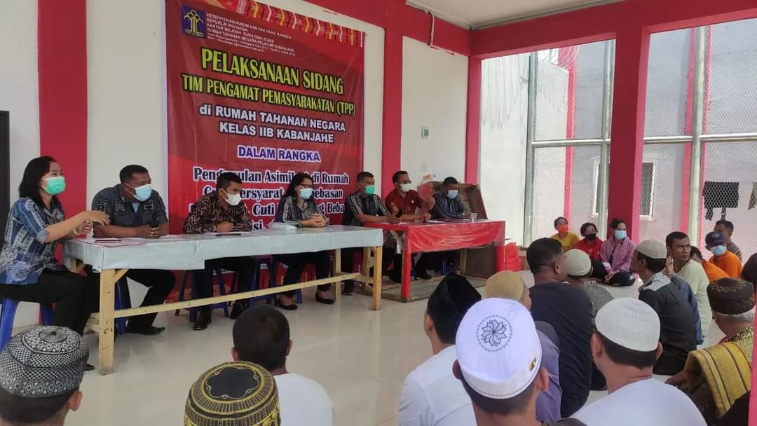 Rutan Kabanjahe Gelar Sidang TPP Terhadap 174 Warga Binaan