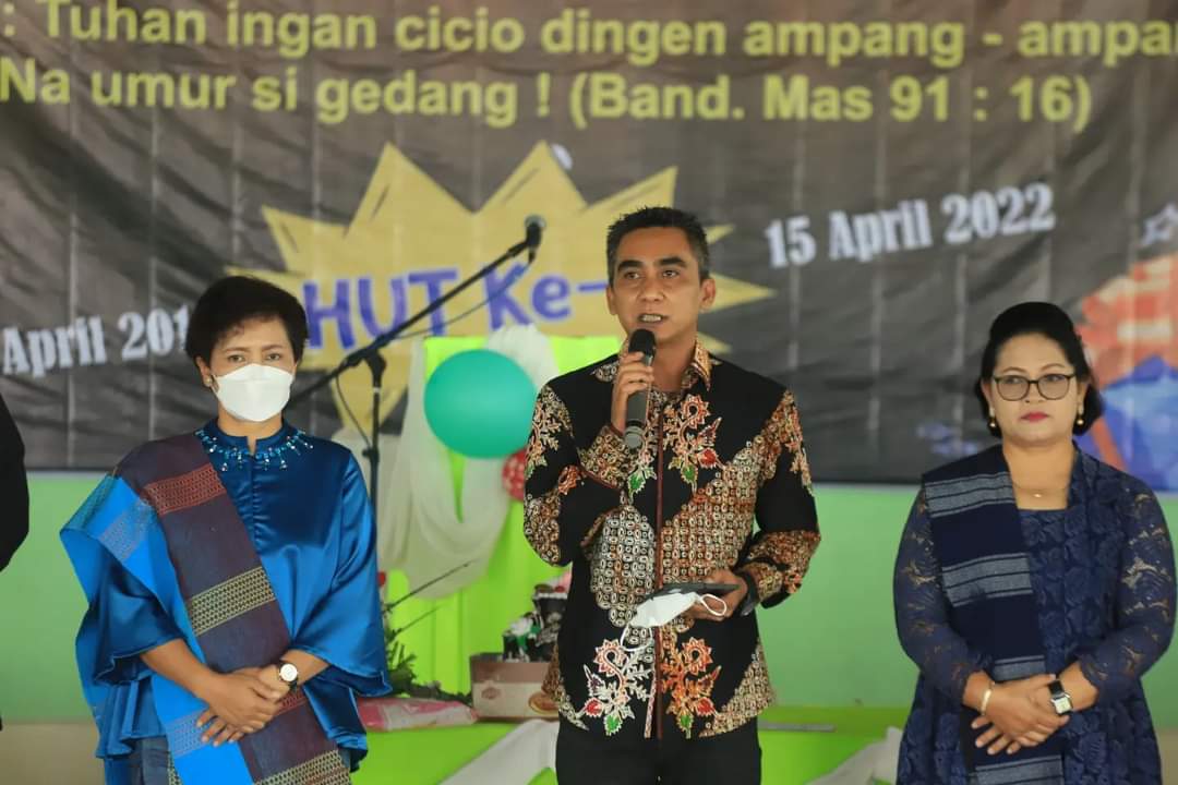 Wabup Karo Hadiri HUT Saitun 7 GBKP Di Klasis Kabanjahe Tigapanah